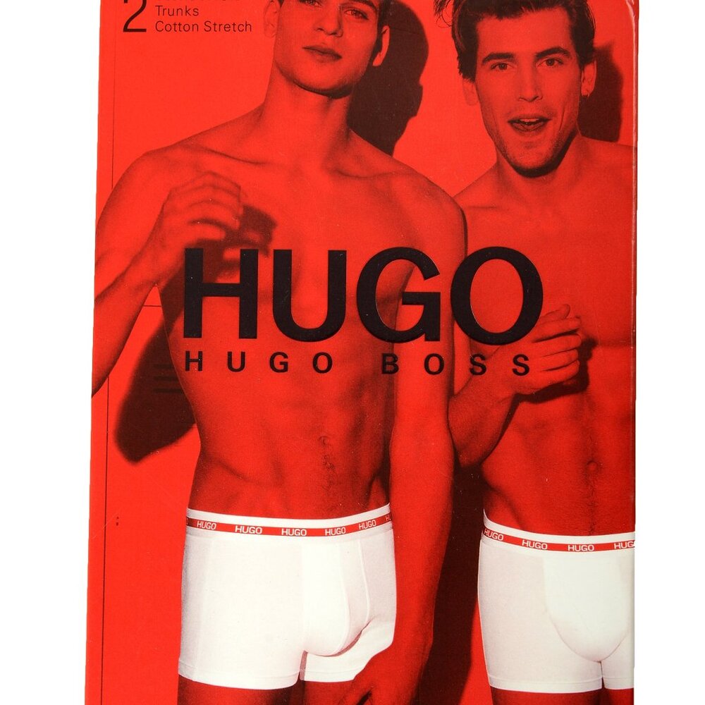 Hugo Boss Men's "TRUNK TWIN PACK" 2 Pack Trunks Boxer Underwear US XS IT 46